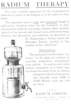 Radium drinking water small image